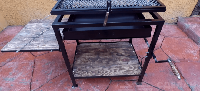 Оригинальный стол барбекю для дачи и дома своими руками