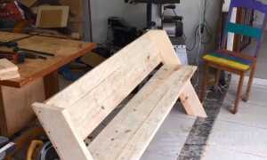 Дачная лавка своими руками: просто и быстро