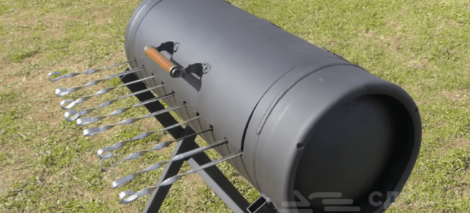 Мангал для шашлыка из пропанового баллона