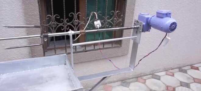 Как своими руками сделать вертел с электроприводом