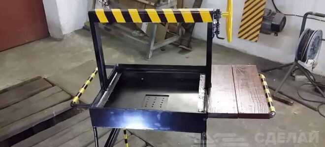 Делаем барбекю-гриль с подъемным механизмом