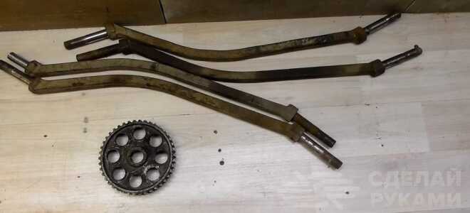 Универсальная подставка для походного котелка из запчастей авто