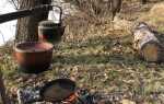 Универсальный таганок из стальной трубы и молотка