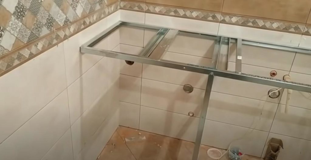 Как сделать столешницу под раковину: из гипсокартона и плитки