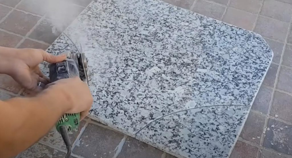 Как сделать угловые полки из мрамора для ванной комнаты