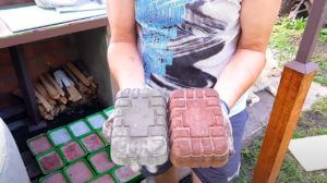 Как сделать шаблон для возведения кирпичной колонны