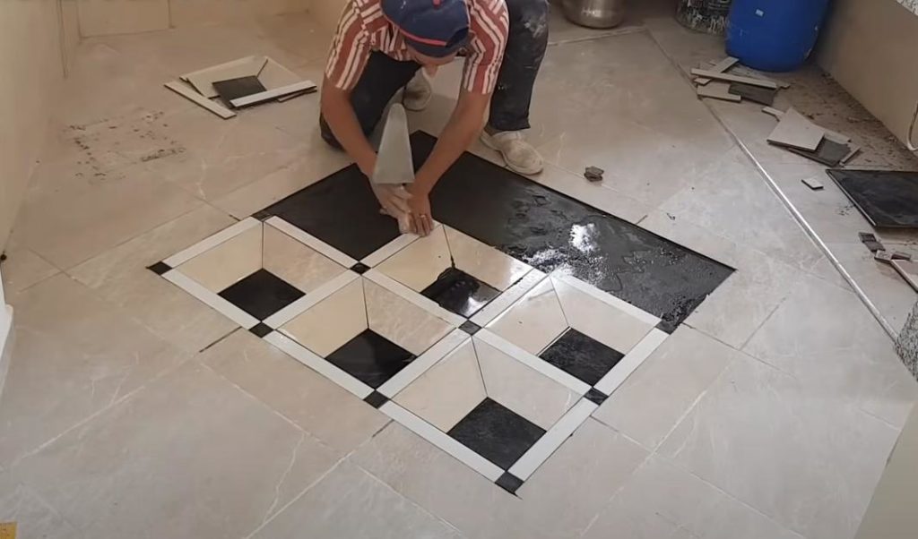 Надоел скучный пол? Рассказываем, как сделать 3D рисунок из напольной плитки